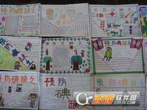 碘缺乏病防治日小报| 预防碘缺乏病手抄报