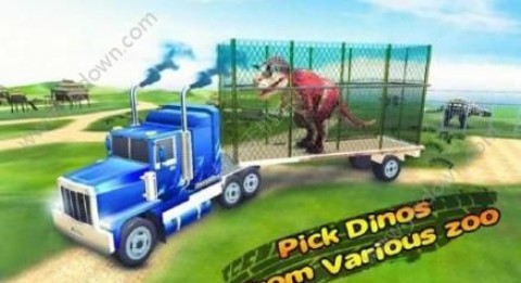 恐龙运输卡车模拟游戏内购破解版(Dino Truck 