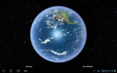 手机软件 摄影摄像 重力感应高清地球动态壁纸下载 - 美丽的星星背景