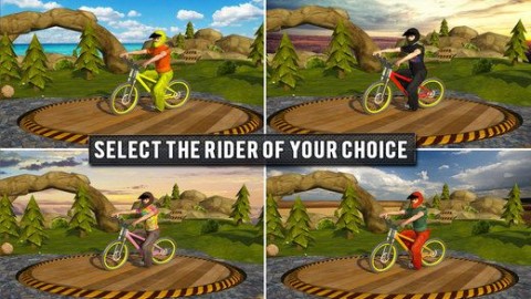 越野山地自行车赛游戏安卓版截图(1)
