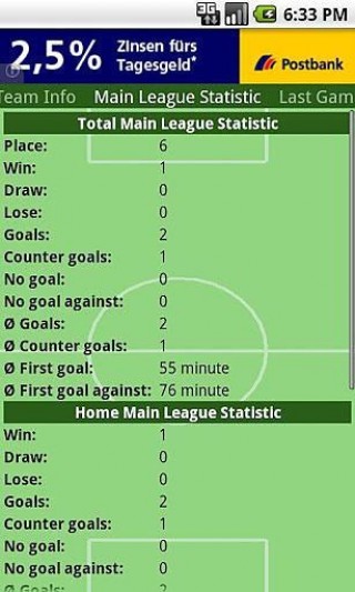 足球統計截图(1)